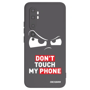 Picasee silikonowe czarne etui na Xiaomi Mi Note 10 (Pro) - Cloudy Eye - Transparent