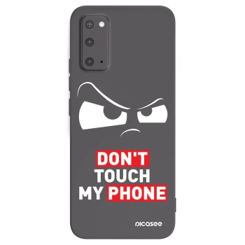 Picasee silikonowe czarne etui na Samsung Galaxy S20 G980F - Cloudy Eye - Transparent