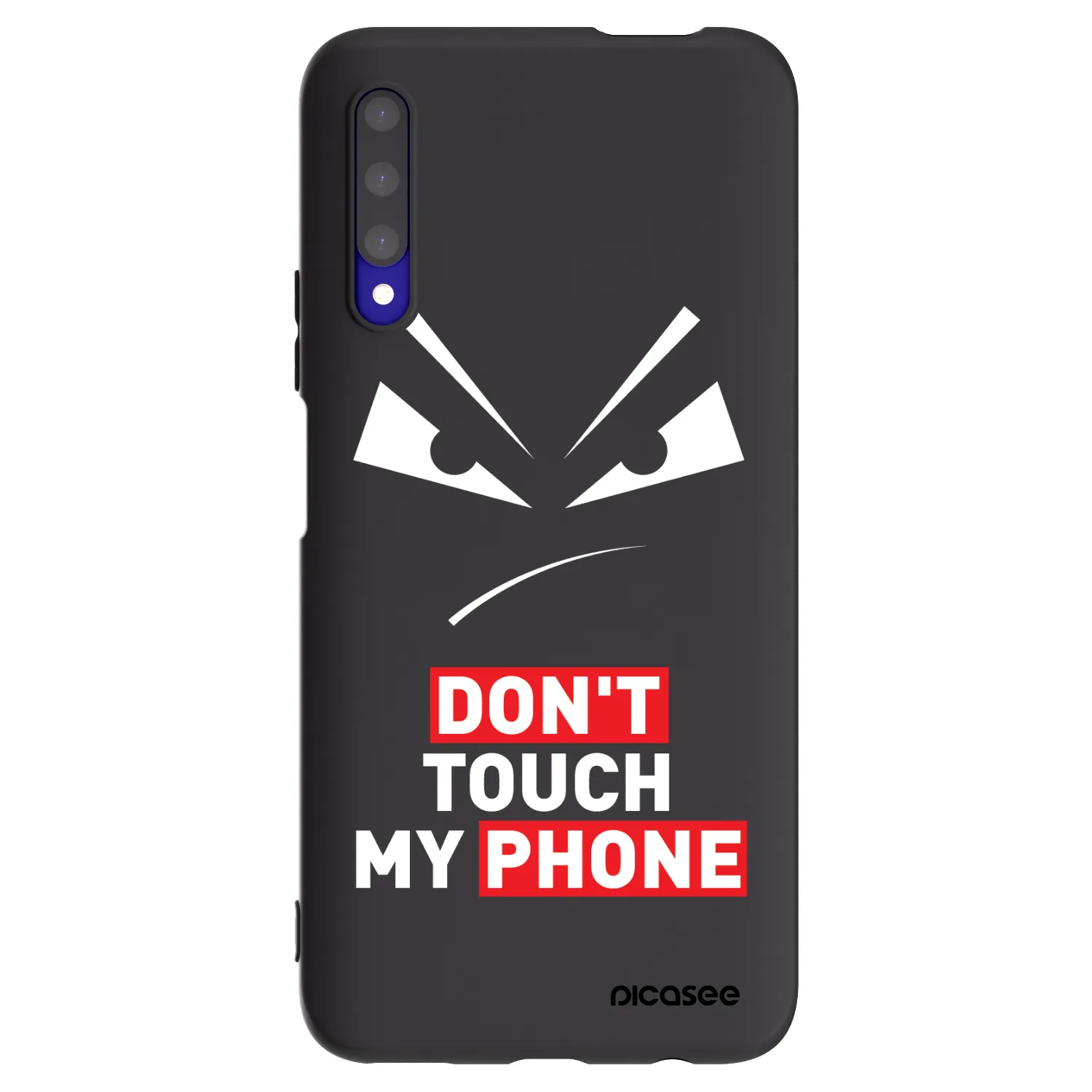 Picasee silikonowe czarne etui na Honor 9X Pro - Evil Eye - Transparent