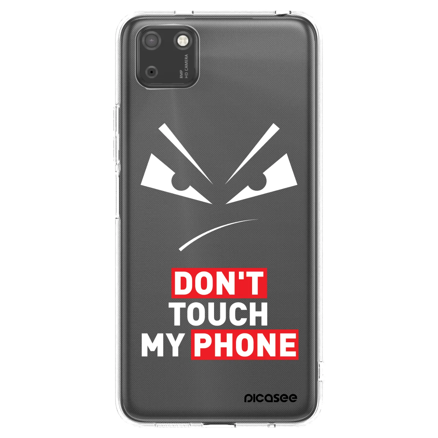 Picasee silikonowe przeźroczyste etui na Huawei Y5P - Evil Eye - Transparent