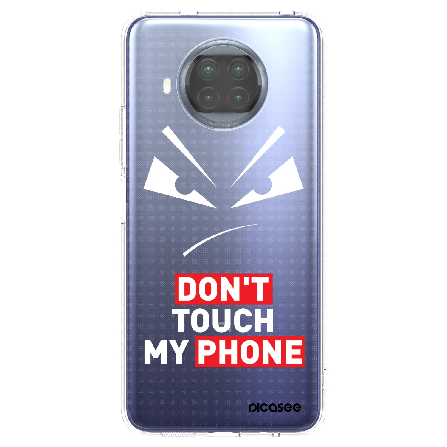 Picasee silikonowe przeźroczyste etui na Xiaomi Mi 10T Lite - Evil Eye - Transparent