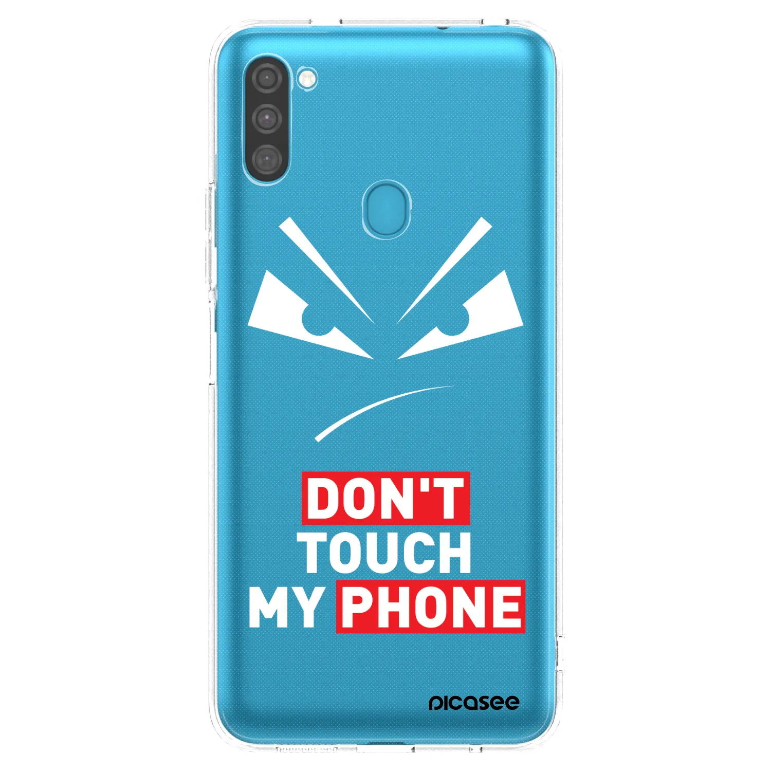 Picasee silikonowe przeźroczyste etui na Samsung Galaxy M11 - Evil Eye - Transparent