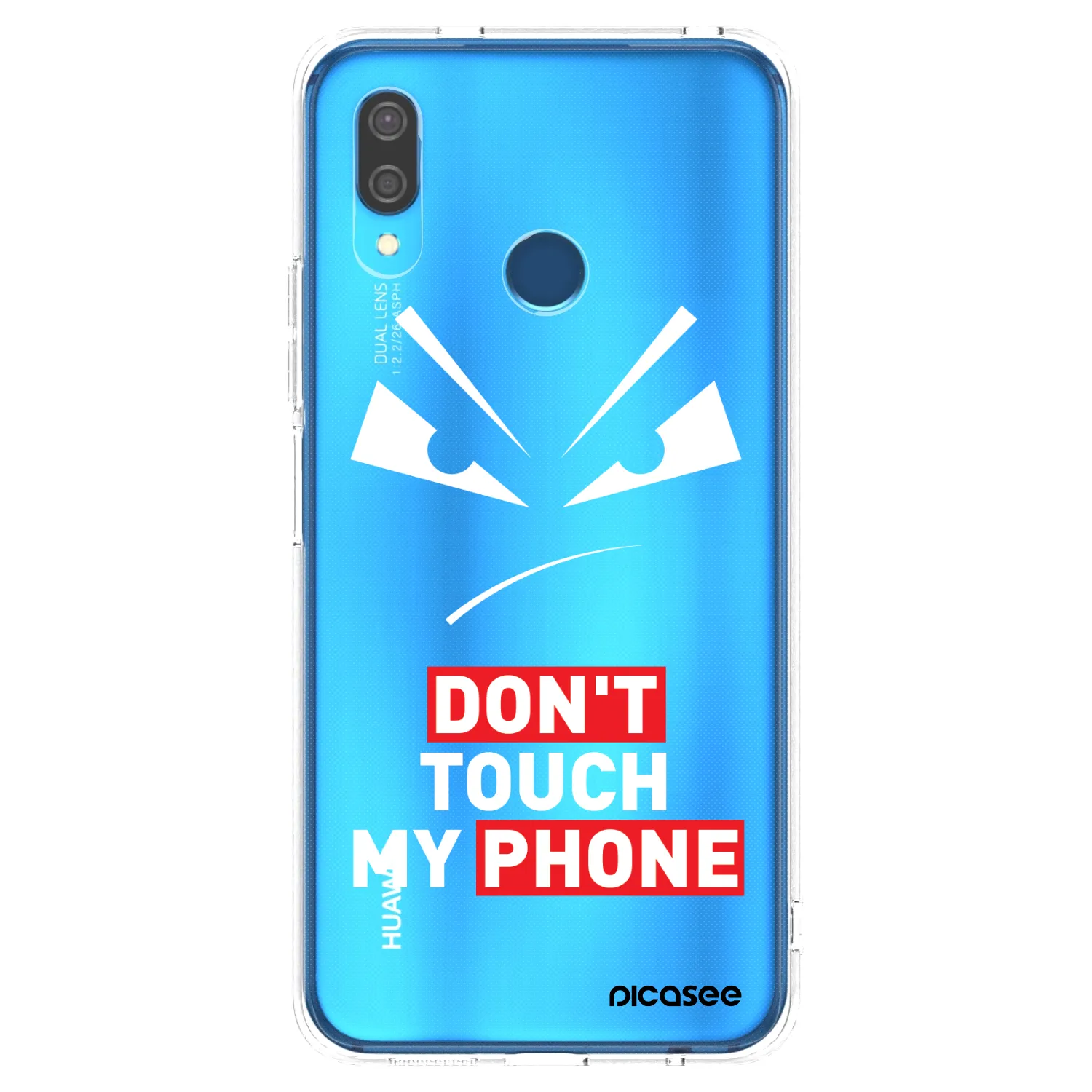 Picasee silikonowe przeźroczyste etui na Huawei P20 Lite - Evil Eye - Transparent