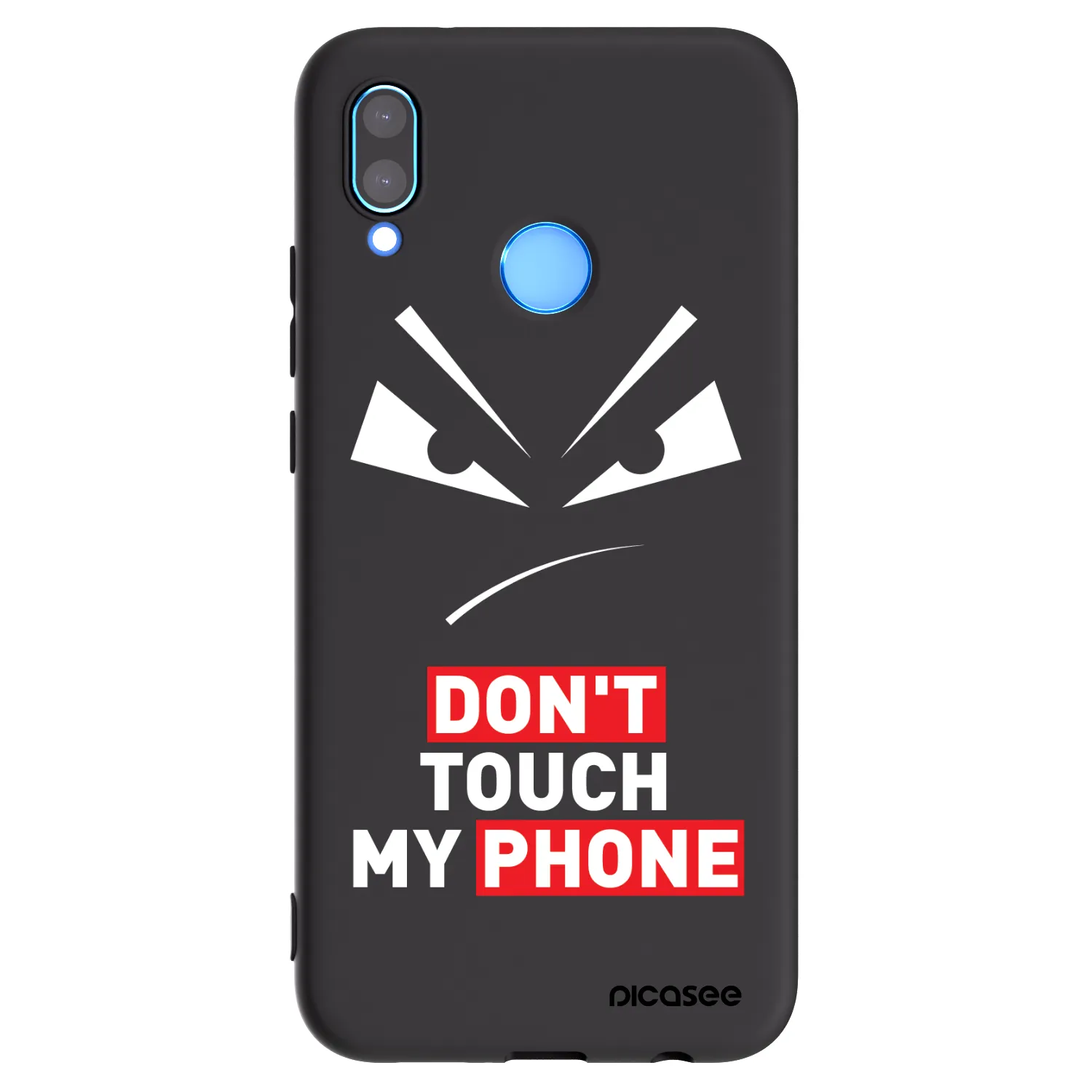 Picasee silikonowe czarne etui na Huawei P20 Lite - Evil Eye - Transparent