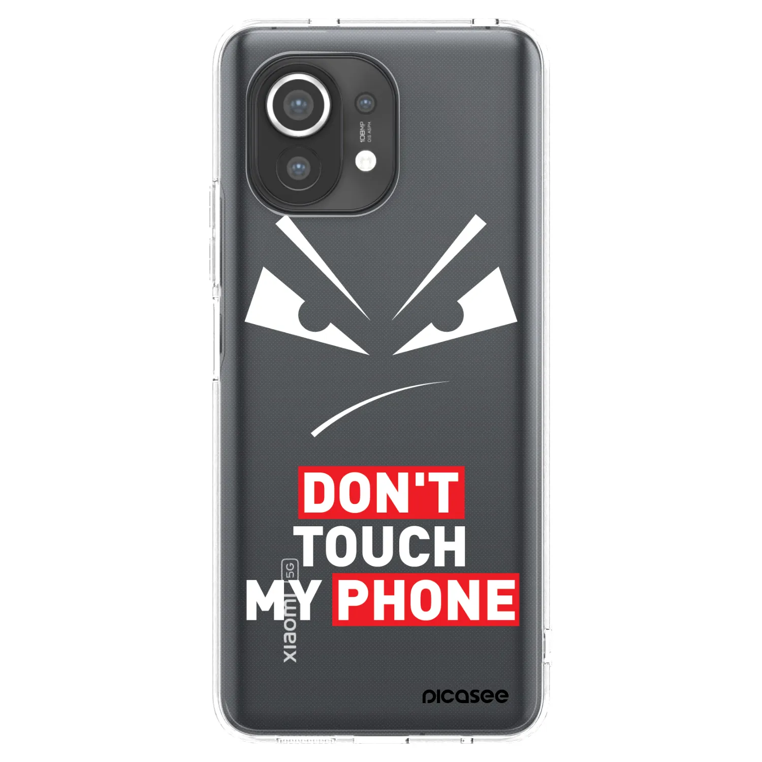 Picasee silikonowe przeźroczyste etui na Xiaomi Mi 11 - Evil Eye - Transparent