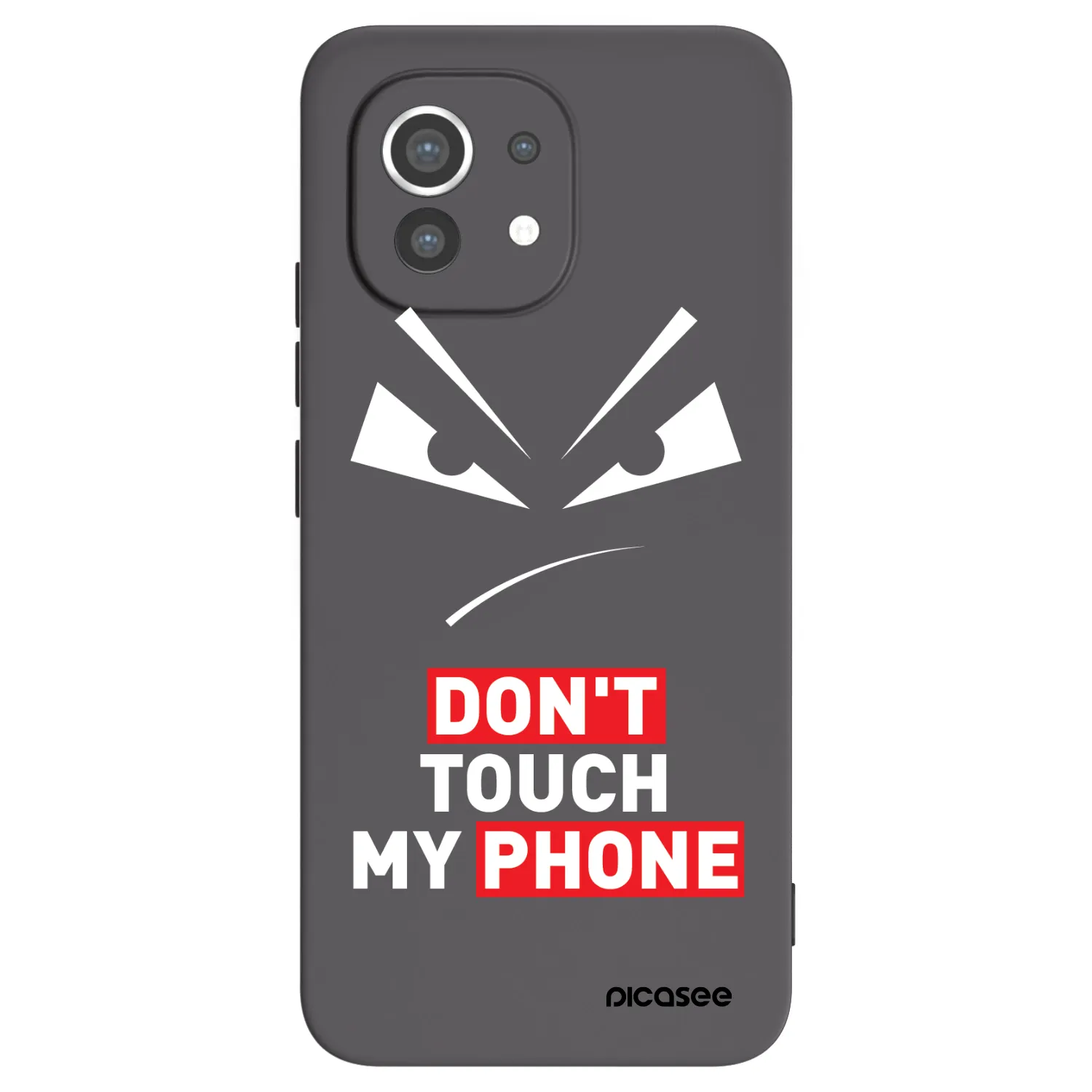 Picasee silikonowe czarne etui na Xiaomi Mi 11 - Evil Eye - Transparent