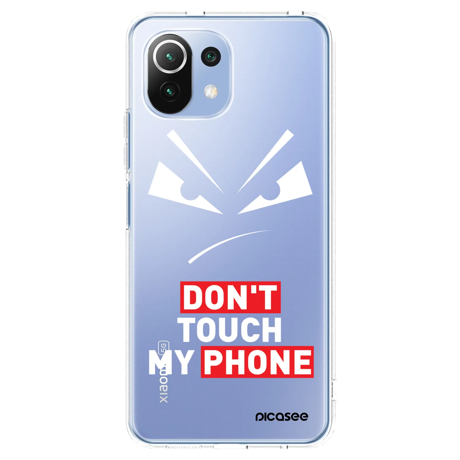 Picasee silikonowe przeźroczyste etui na Xiaomi Mi 11 Lite - Evil Eye - Transparent