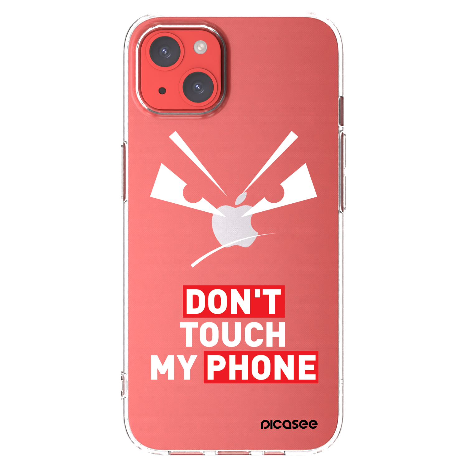 Picasee silikonowe przeźroczyste etui na Apple iPhone 13 - Evil Eye - Transparent