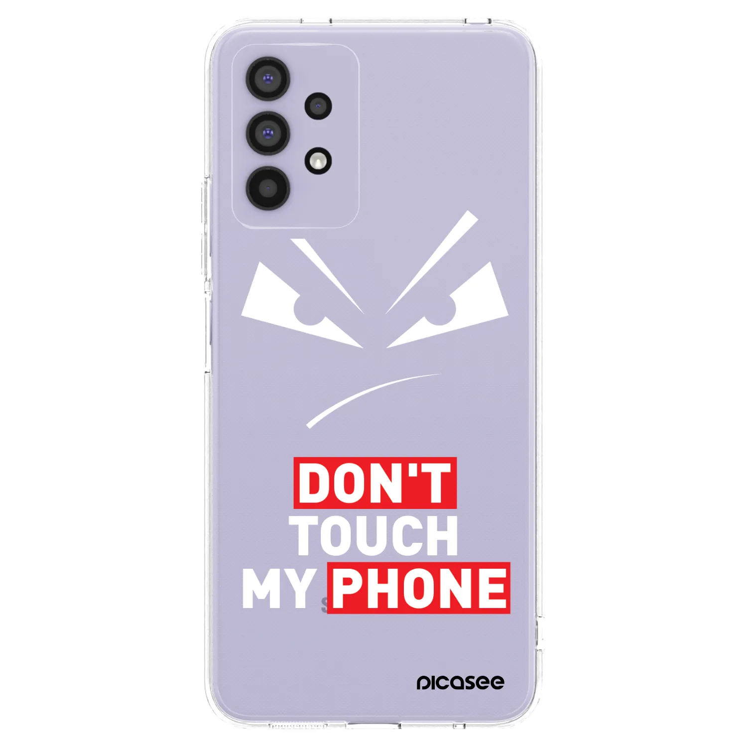 Picasee silikonowe przeźroczyste etui na Samsung Galaxy A32 4G SM-A325F - Evil Eye - Transparent