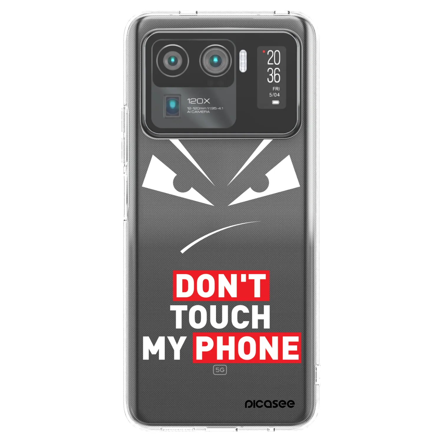Picasee silikonowe przeźroczyste etui na Xiaomi Mi 11 Ultra - Evil Eye - Transparent