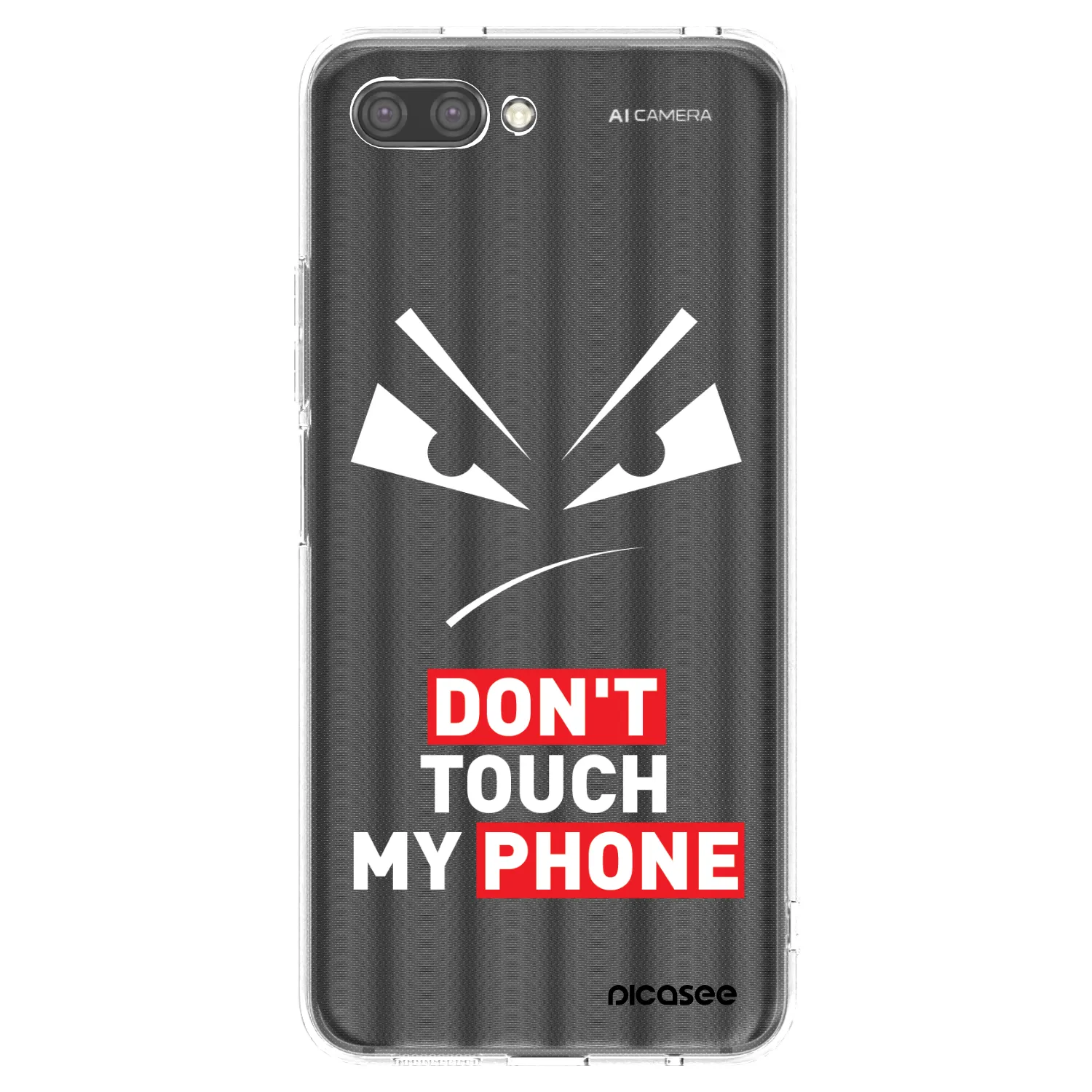 Picasee silikonowe przeźroczyste etui na Honor 10 - Evil Eye - Transparent