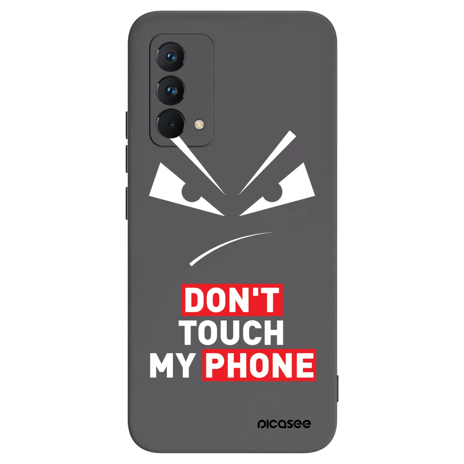 Picasee silikonowe czarne etui na Realme GT Master Edition 5G - Evil Eye - Transparent