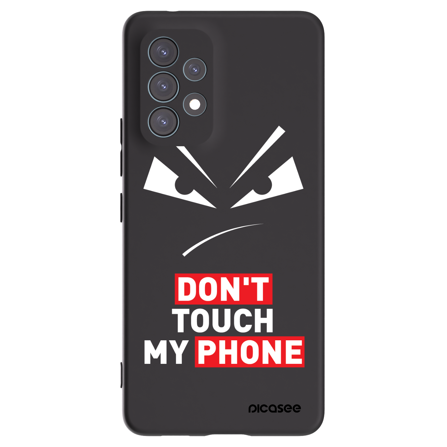 Picasee silikonowe czarne etui na Samsung Galaxy A53 5G A536 - Evil Eye - Transparent