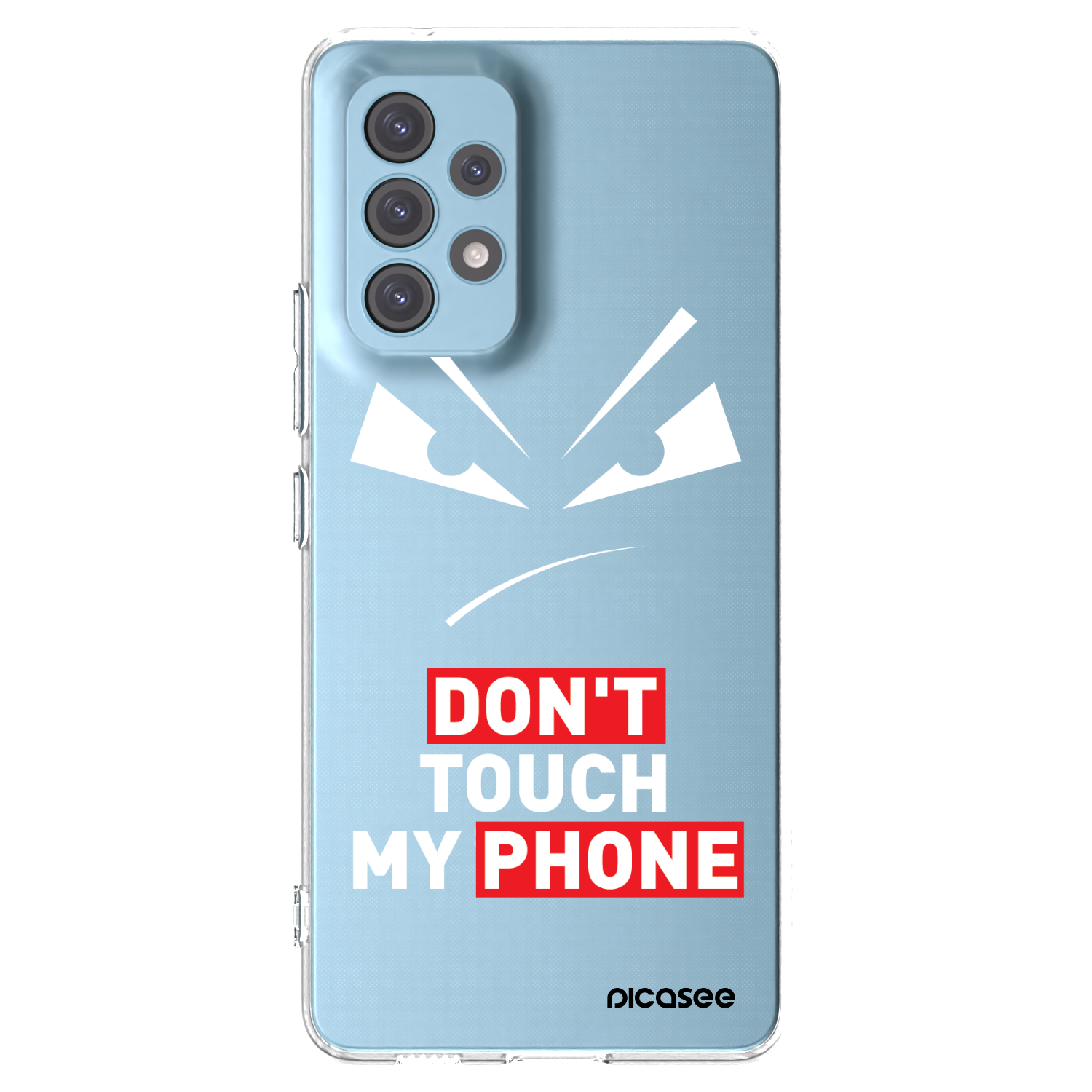 Picasee silikonowe przeźroczyste etui na Samsung Galaxy A53 5G A536 - Evil Eye - Transparent