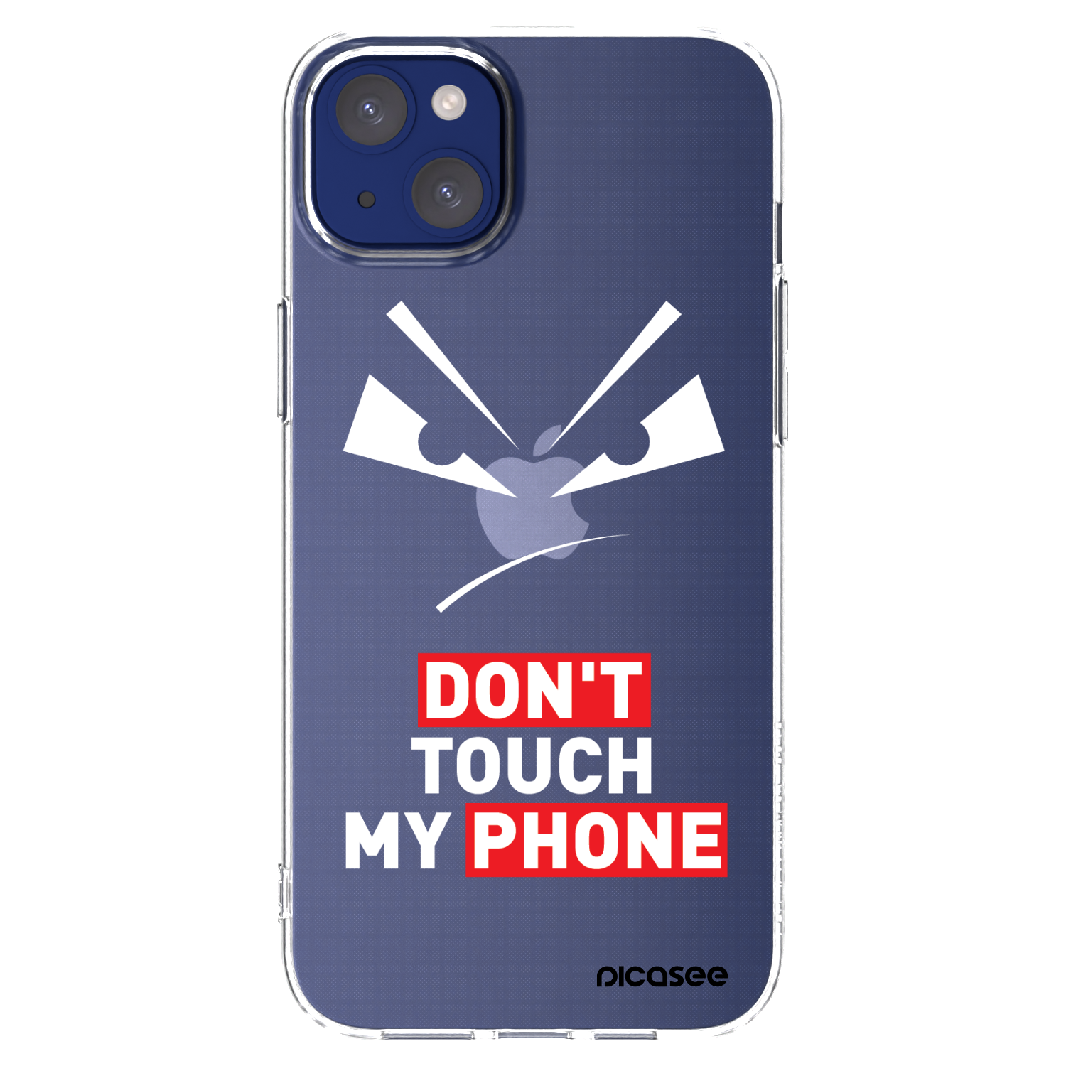 Picasee silikonowe przeźroczyste etui na Apple iPhone 14 Plus - Evil Eye - Transparent