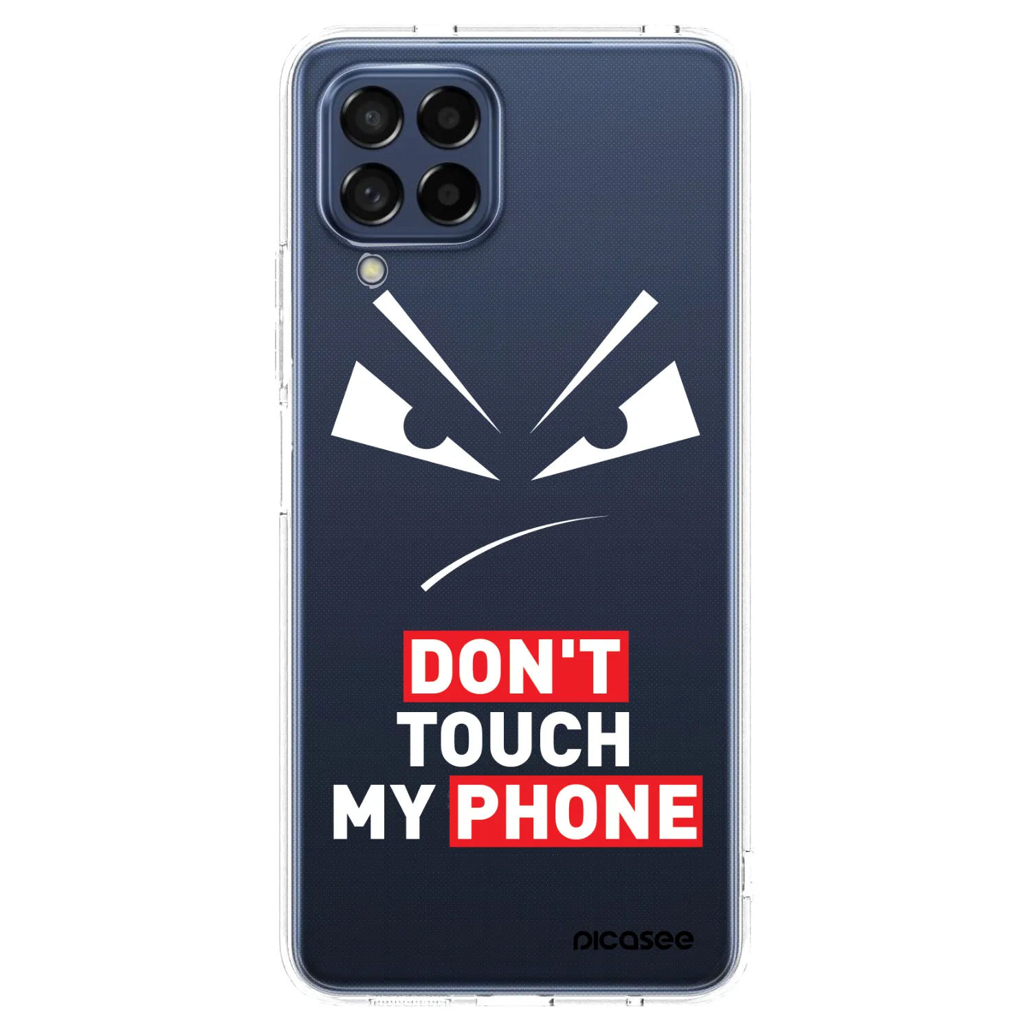 Picasee silikonowe przeźroczyste etui na Samsung Galaxy M53 5G - Evil Eye - Transparent