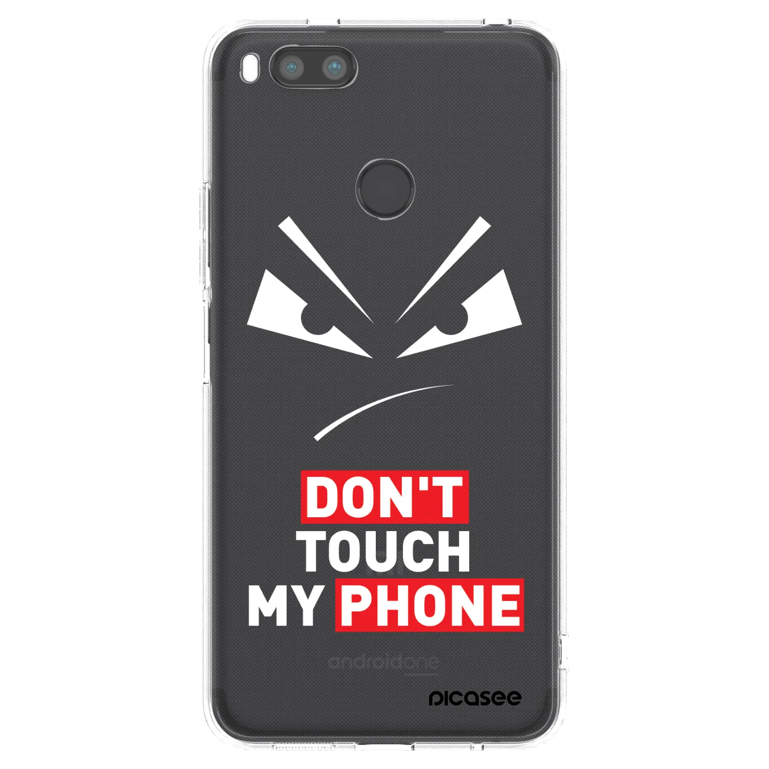 Picasee silikonowe przeźroczyste etui na Xiaomi Redmi A1 - Evil Eye - Transparent