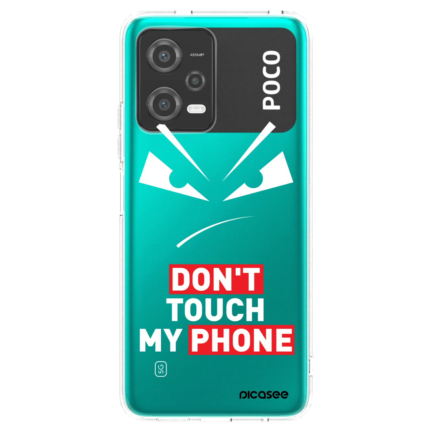Picasee silikonowe przeźroczyste etui na Xiaomi Poco X5 - Evil Eye - Transparent
