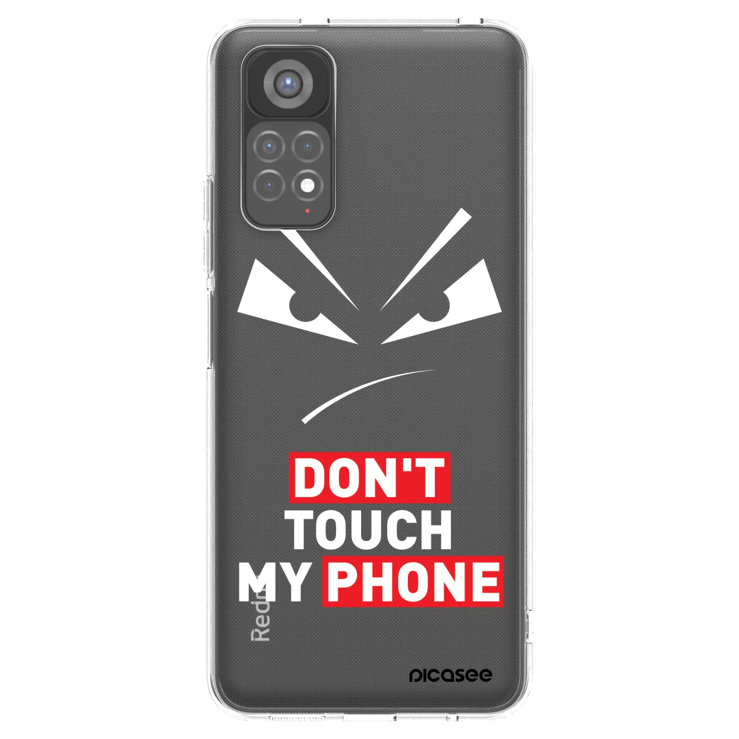 Picasee silikonowe przeźroczyste etui na Xiaomi Redmi Note 11S 5G - Evil Eye - Transparent