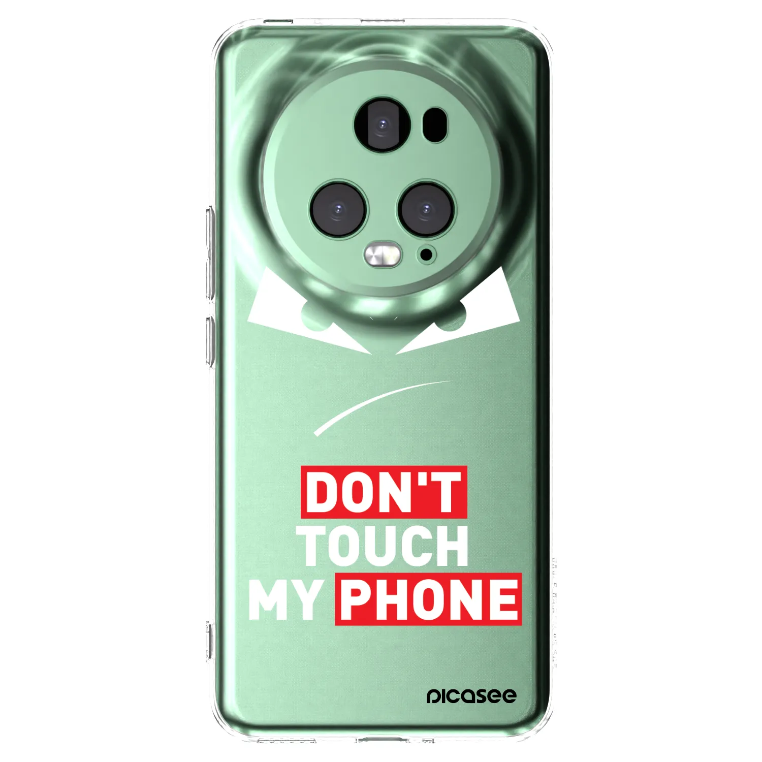 Picasee silikonowe przeźroczyste etui na Honor Magic5 Pro - Evil Eye - Transparent