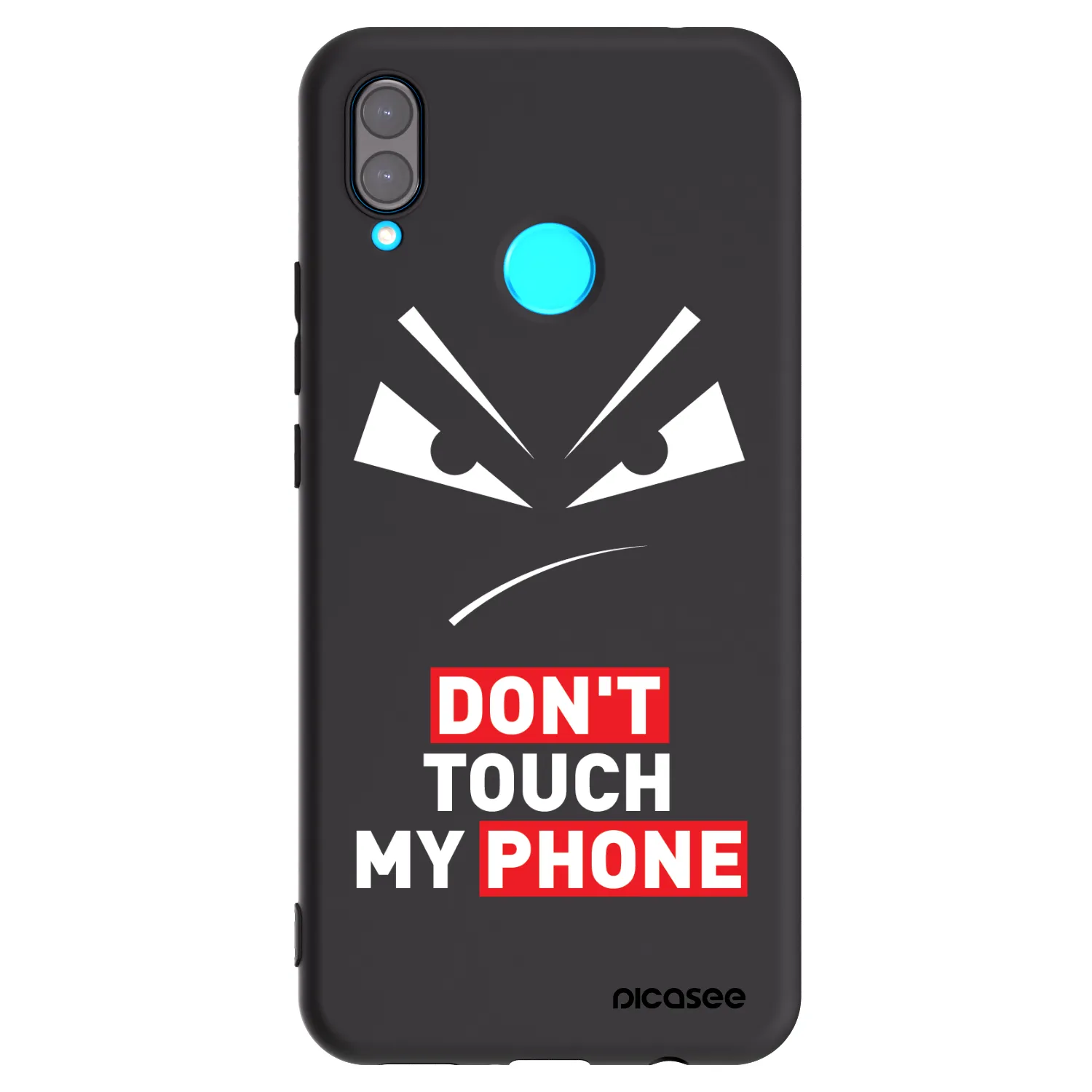 Picasee silikonowe czarne etui na Huawei Nova 3i - Evil Eye - Transparent