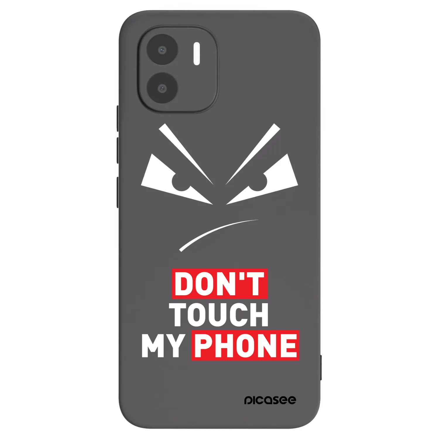 Picasee silikonowe czarne etui na Xiaomi Redmi A2 - Evil Eye - Transparent