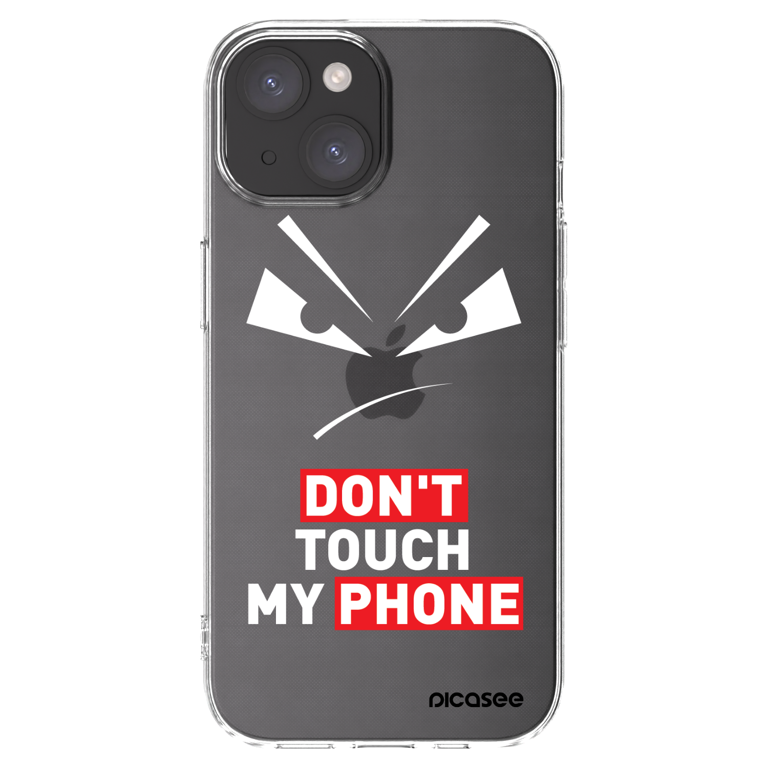 Picasee silikonowe przeźroczyste etui na Apple iPhone 15 - Evil Eye - Transparent