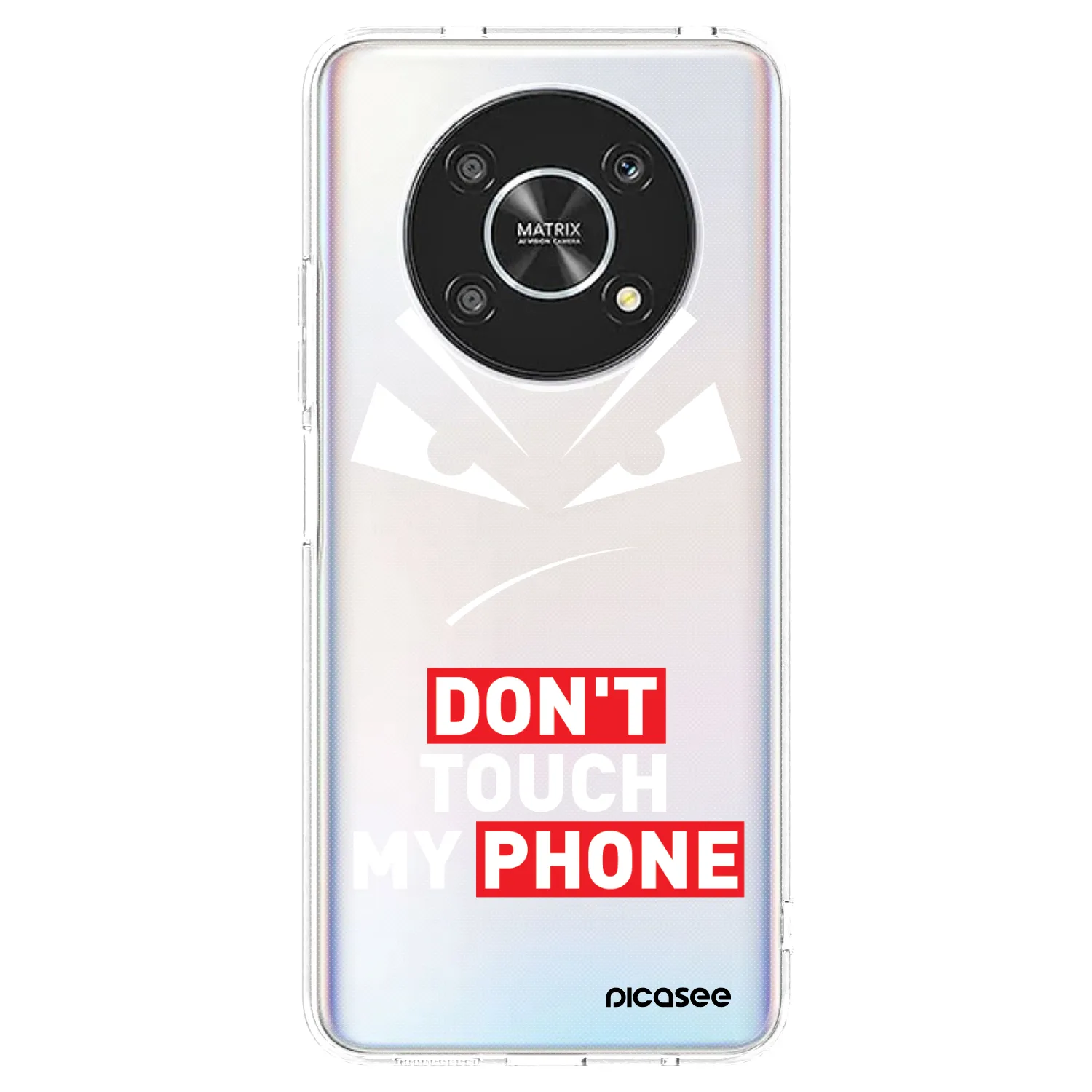 Picasee silikonowe przeźroczyste etui na Honor Magic4 Lite 5G - Evil Eye - Transparent