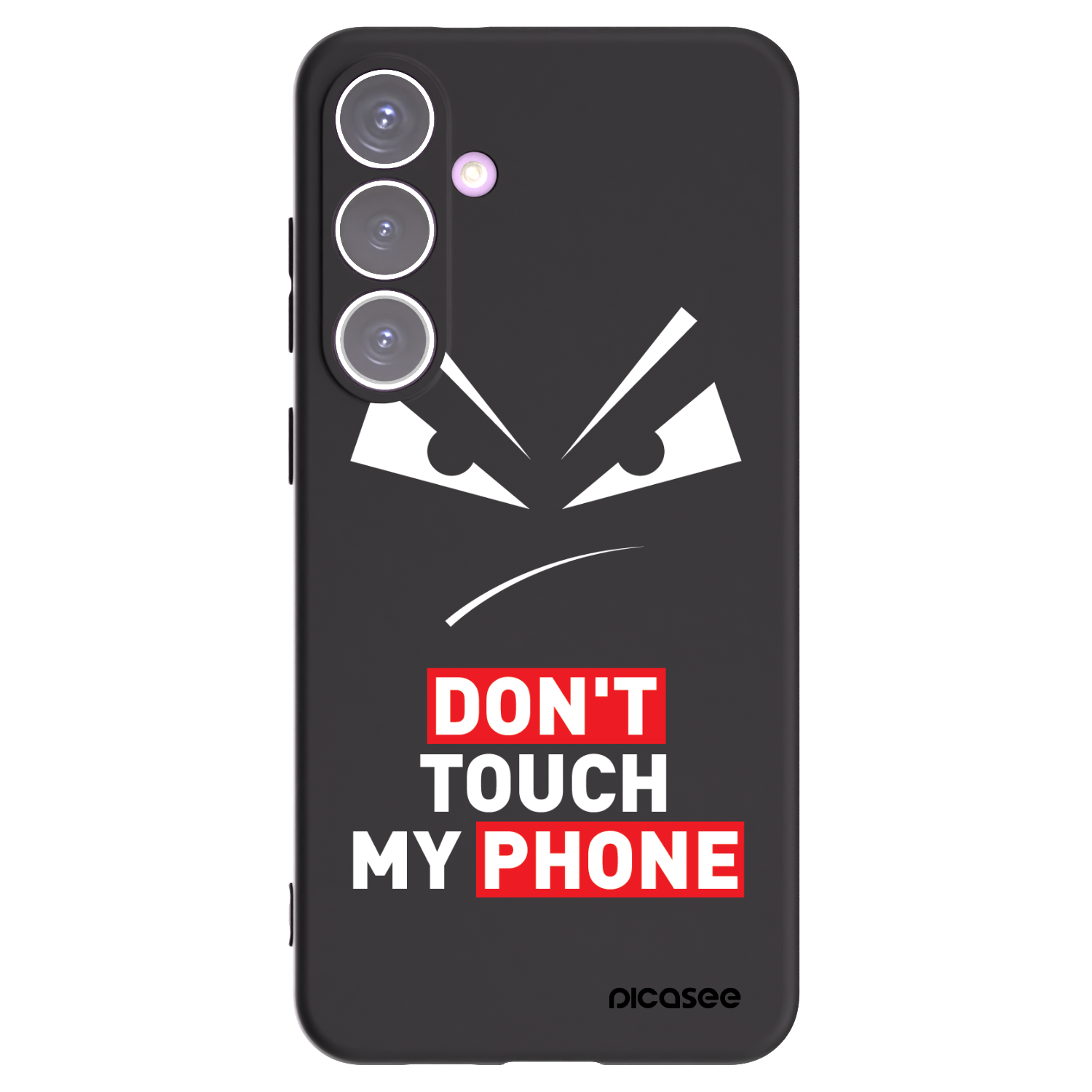 Picasee silikonowe czarne etui na Samsung Galaxy S24+ S926B 5G - Evil Eye - Transparent