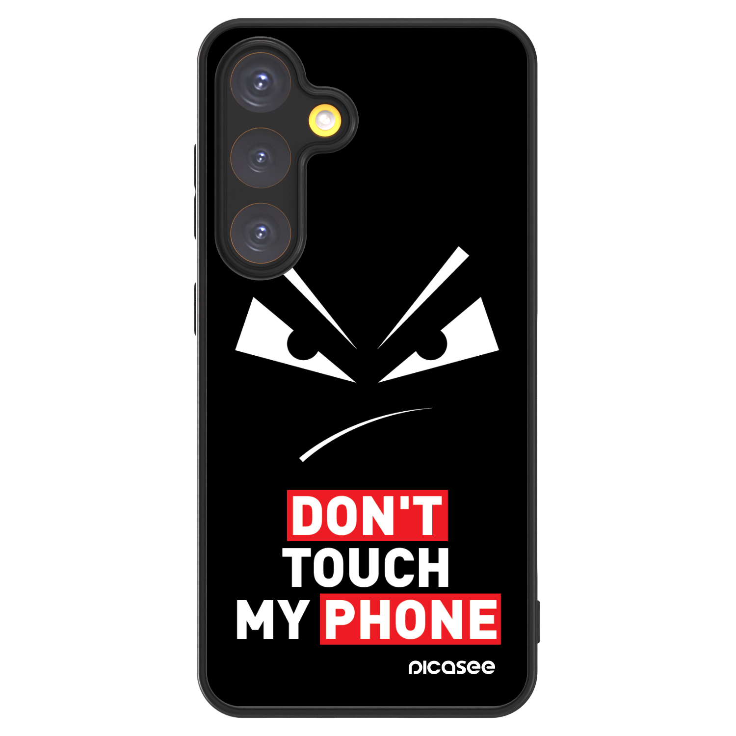 Picasee ULTIMATE CASE PowerShare pro Samsung Galaxy S24 S921B 5G - Evil Eye - Transparent