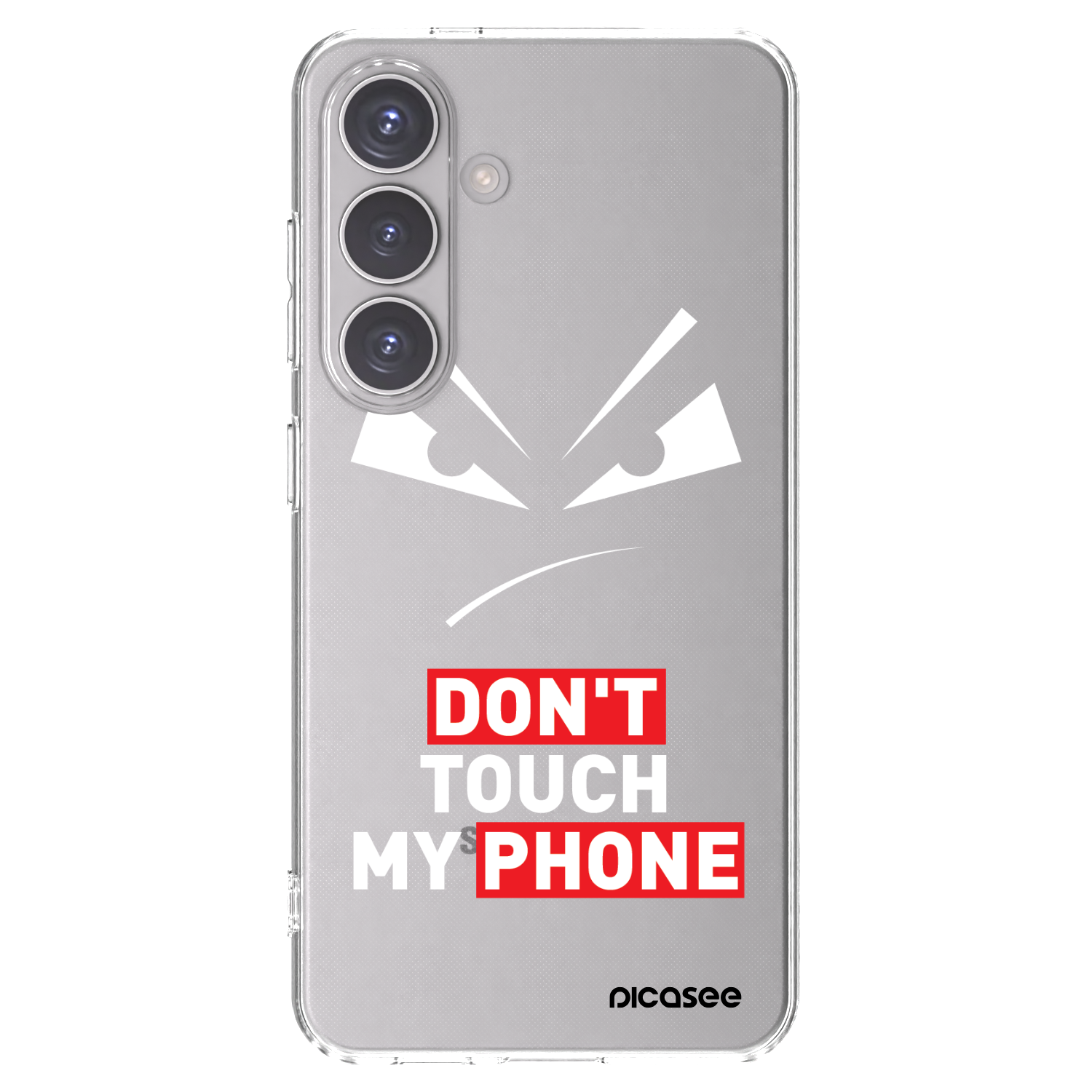 Picasee silikonowe przeźroczyste etui na Samsung Galaxy S24 S921B 5G - Evil Eye - Transparent