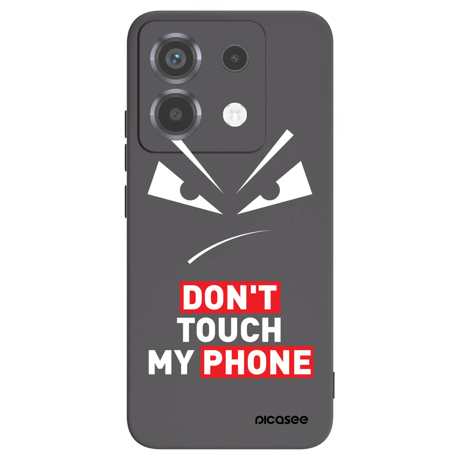 Picasee silikonowe czarne etui na Xiaomi Poco X6 - Evil Eye - Transparent