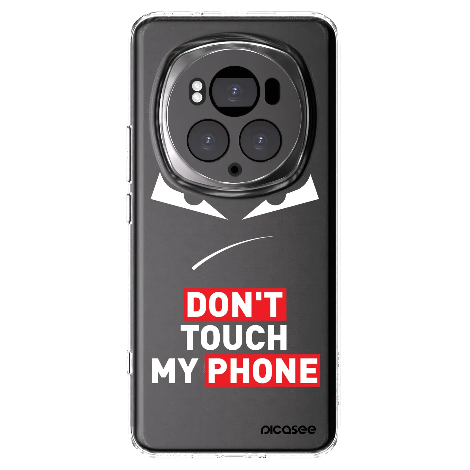 Picasee silikonowe przeźroczyste etui na Honor Magic6 Pro - Evil Eye - Transparent