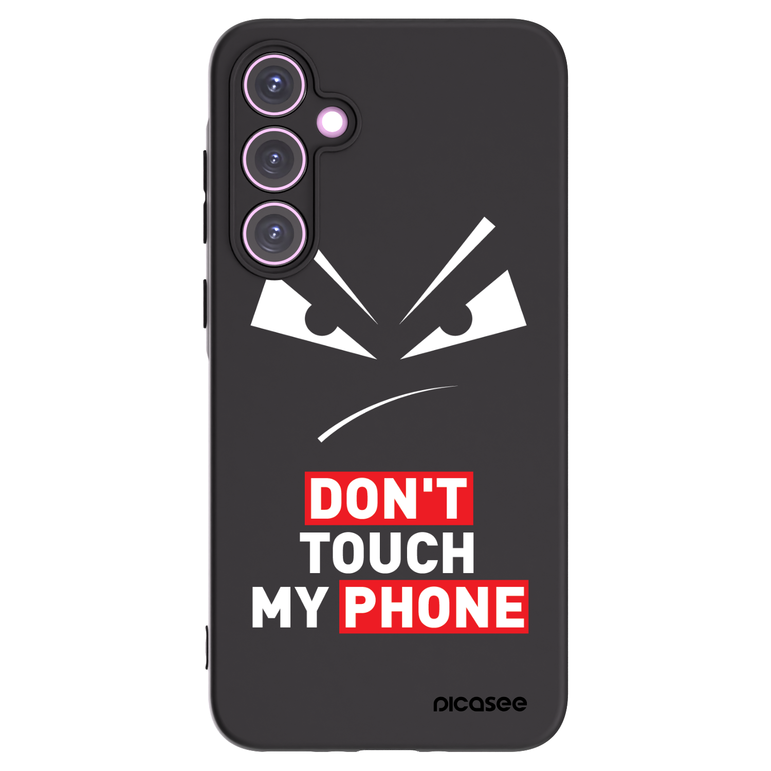 Picasee silikonowe czarne etui na Samsung Galaxy A35 5G A356B - Evil Eye - Transparent