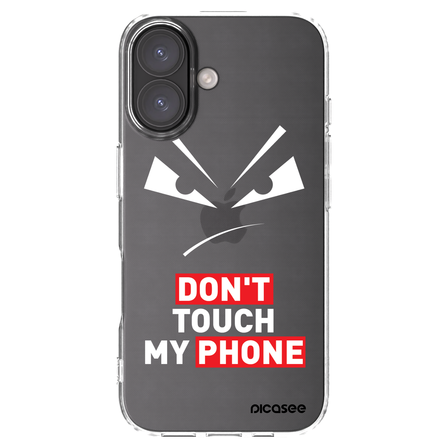 Picasee silikonowe przeźroczyste etui na Apple iPhone 16 - Evil Eye - Transparent