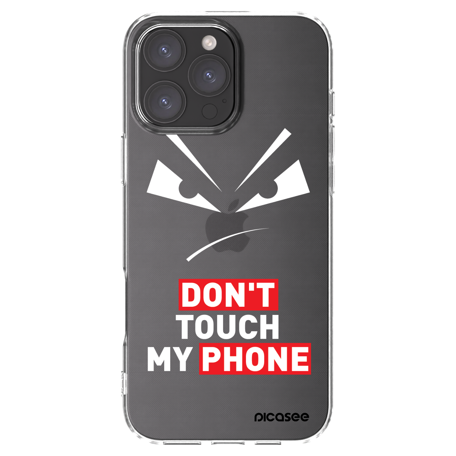 Picasee silikonowe przeźroczyste etui na Apple iPhone 16 Pro Max - Evil Eye - Transparent