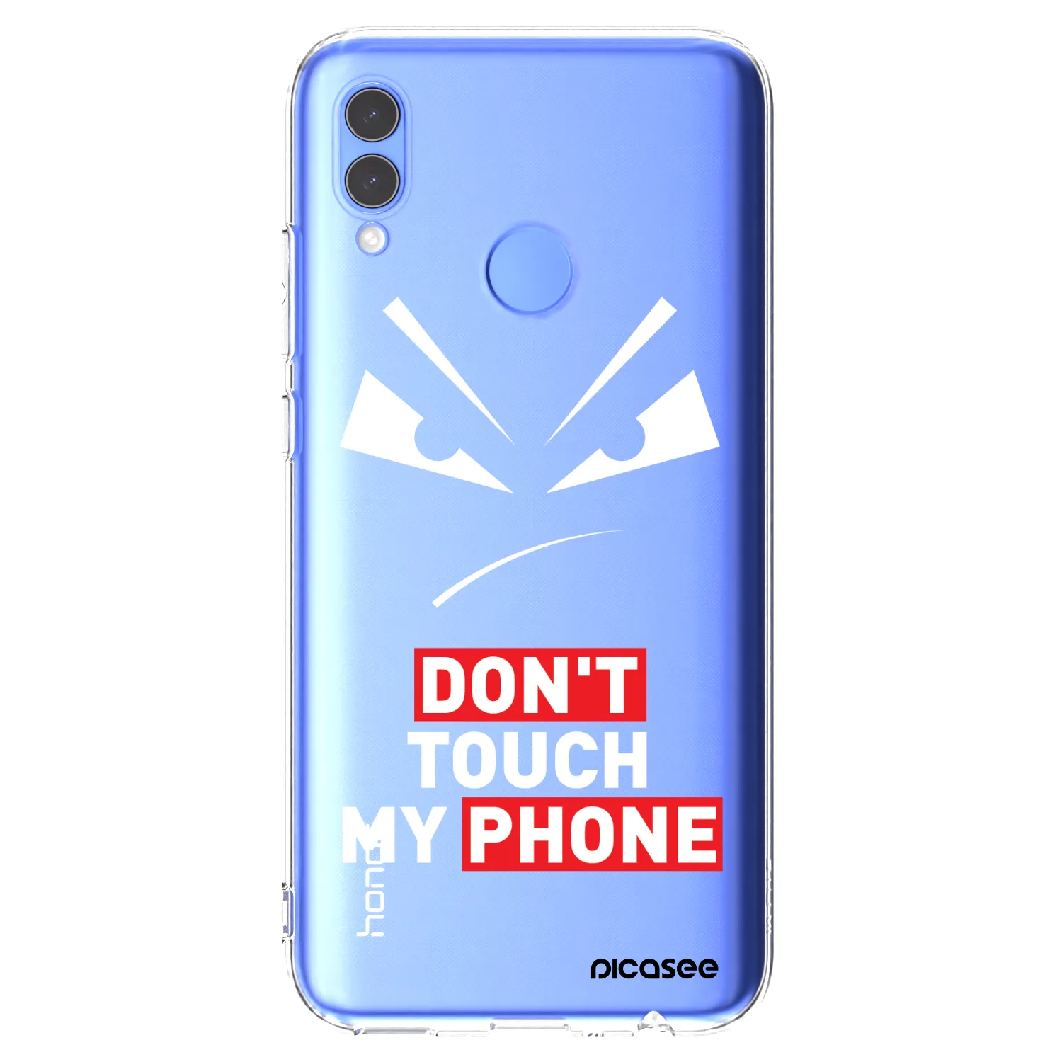 Picasee silikonowe przeźroczyste etui na Huawei P Smart 2019 - Evil Eye - Transparent