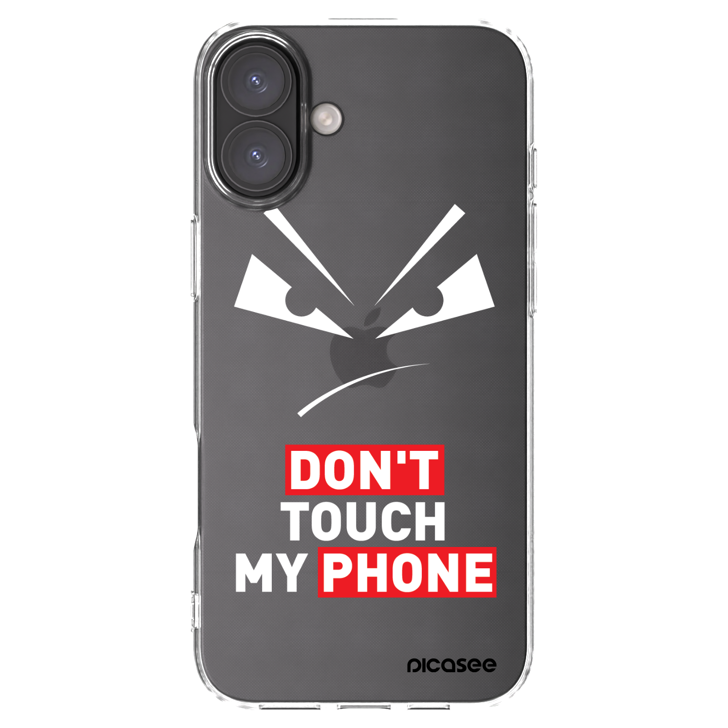 Picasee silikonowe przeźroczyste etui na Apple iPhone 16 Plus - Evil Eye - Transparent