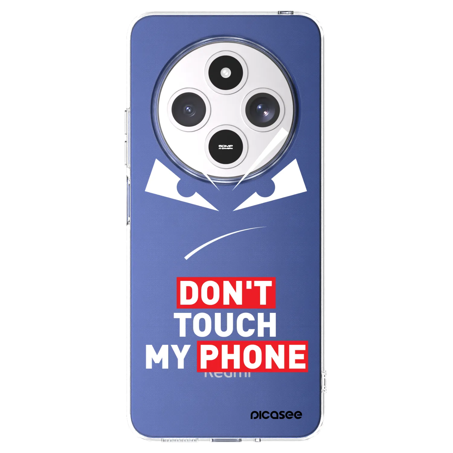 Picasee silikonowe przeźroczyste etui na Xiaomi Redmi 14C - Evil Eye - Transparent