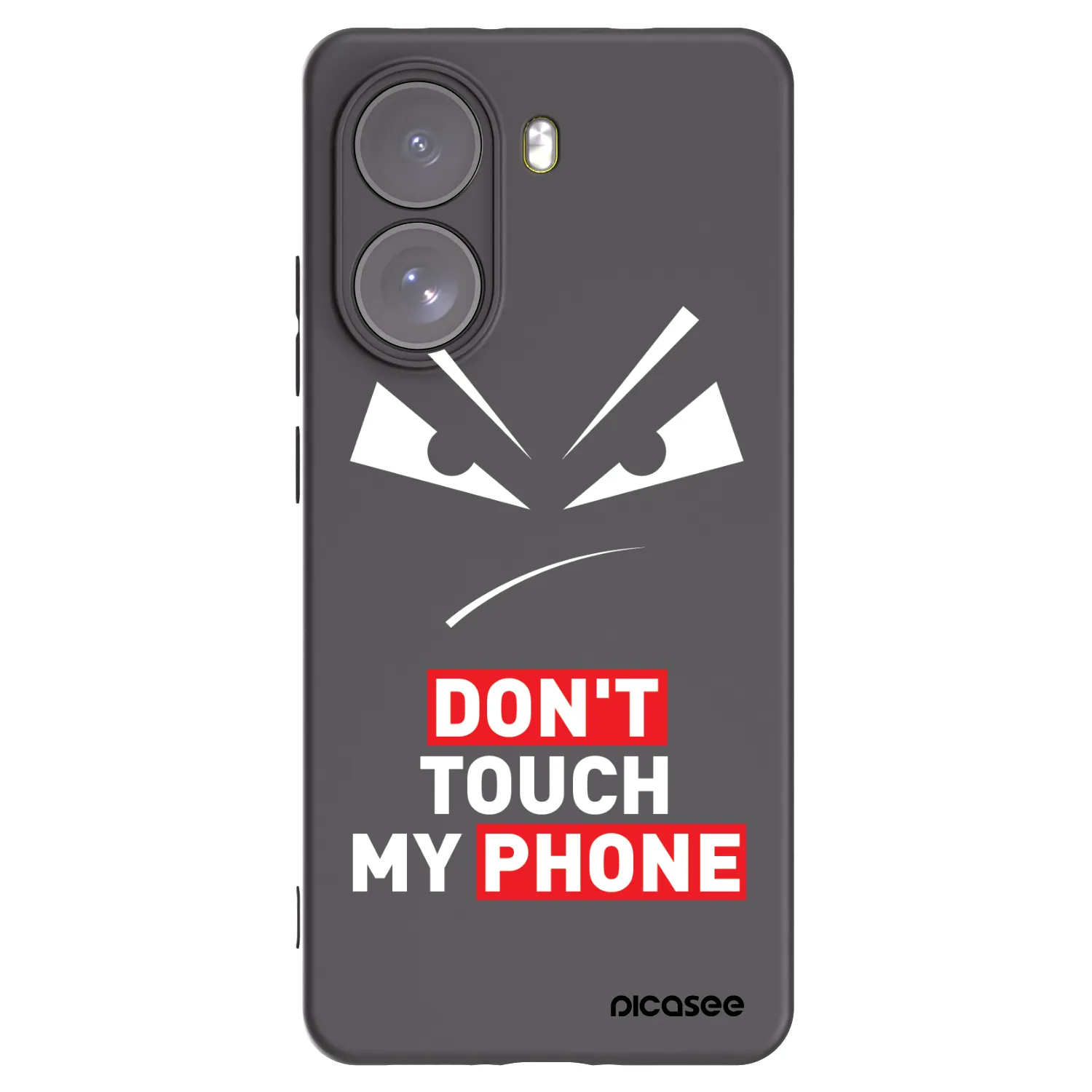 Picasee silikonowe czarne etui na Xiaomi Poco X7 - Evil Eye - Transparent