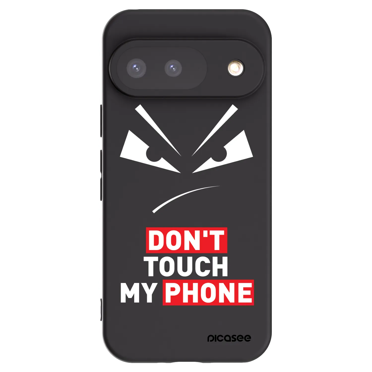 Picasee silikonowe czarne etui na Google Pixel 9 - Evil Eye - Transparent
