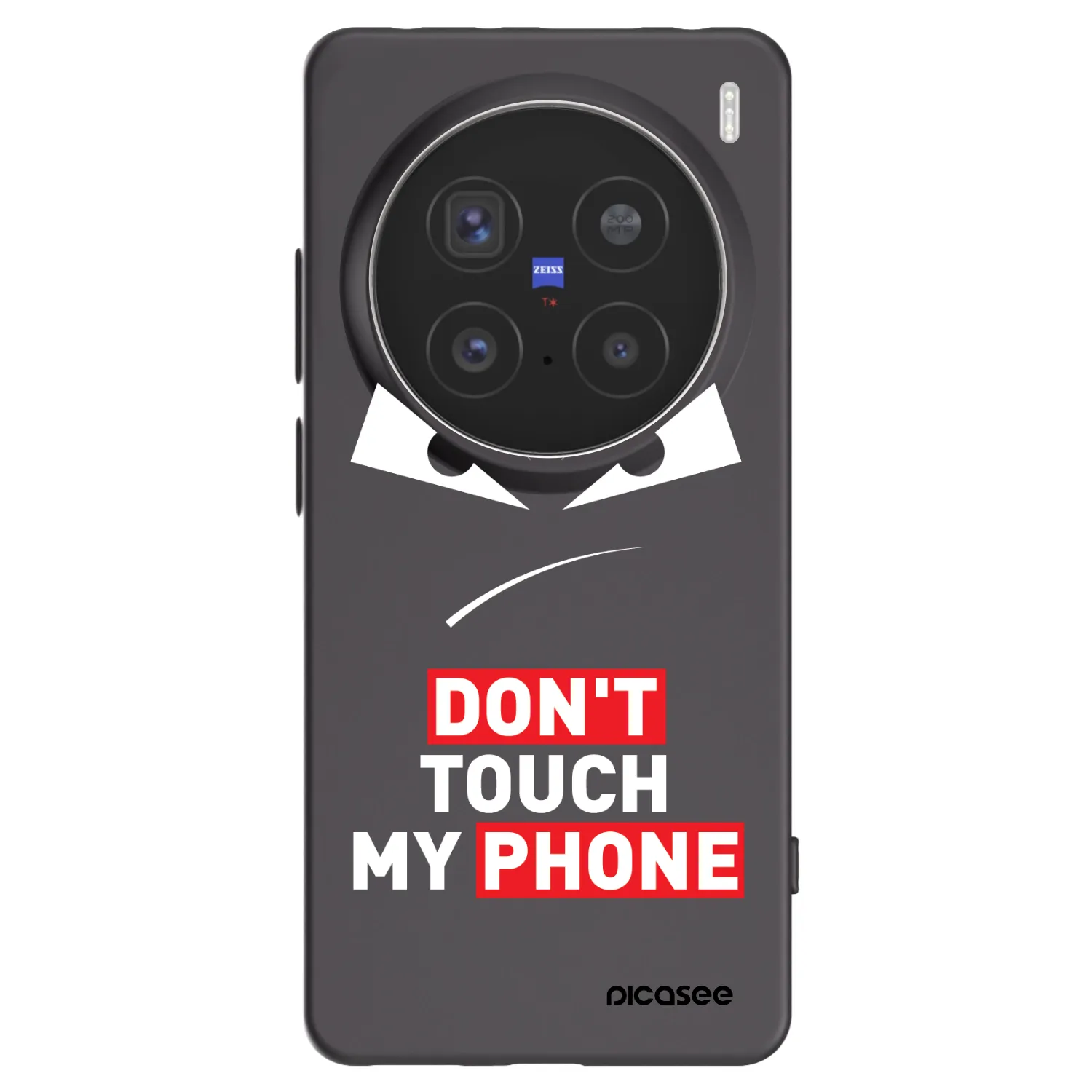 Picasee silikonowe czarne etui na Vivo X200 Pro - Evil Eye - Transparent