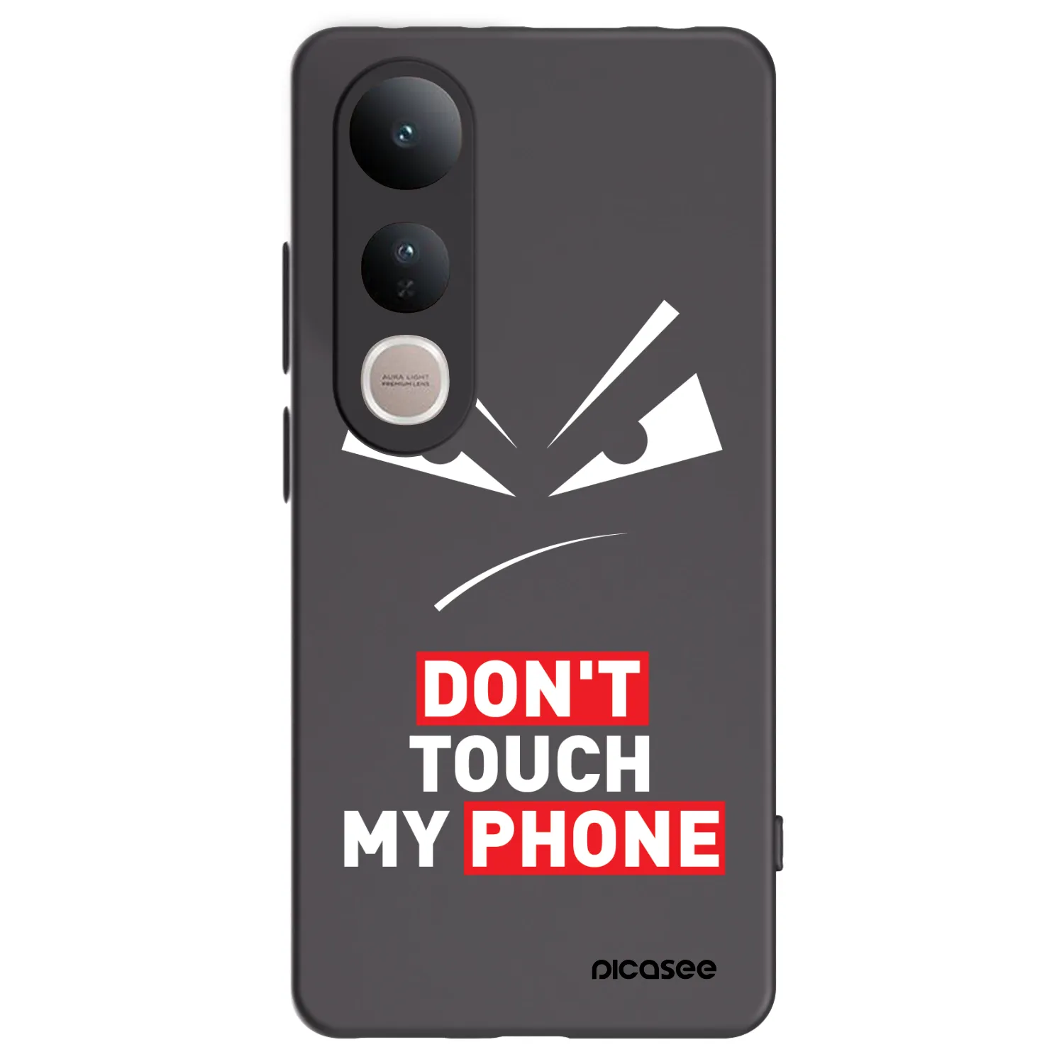 Picasee silikonowe czarne etui na Vivo V50 Lite 5G - Evil Eye - Transparent