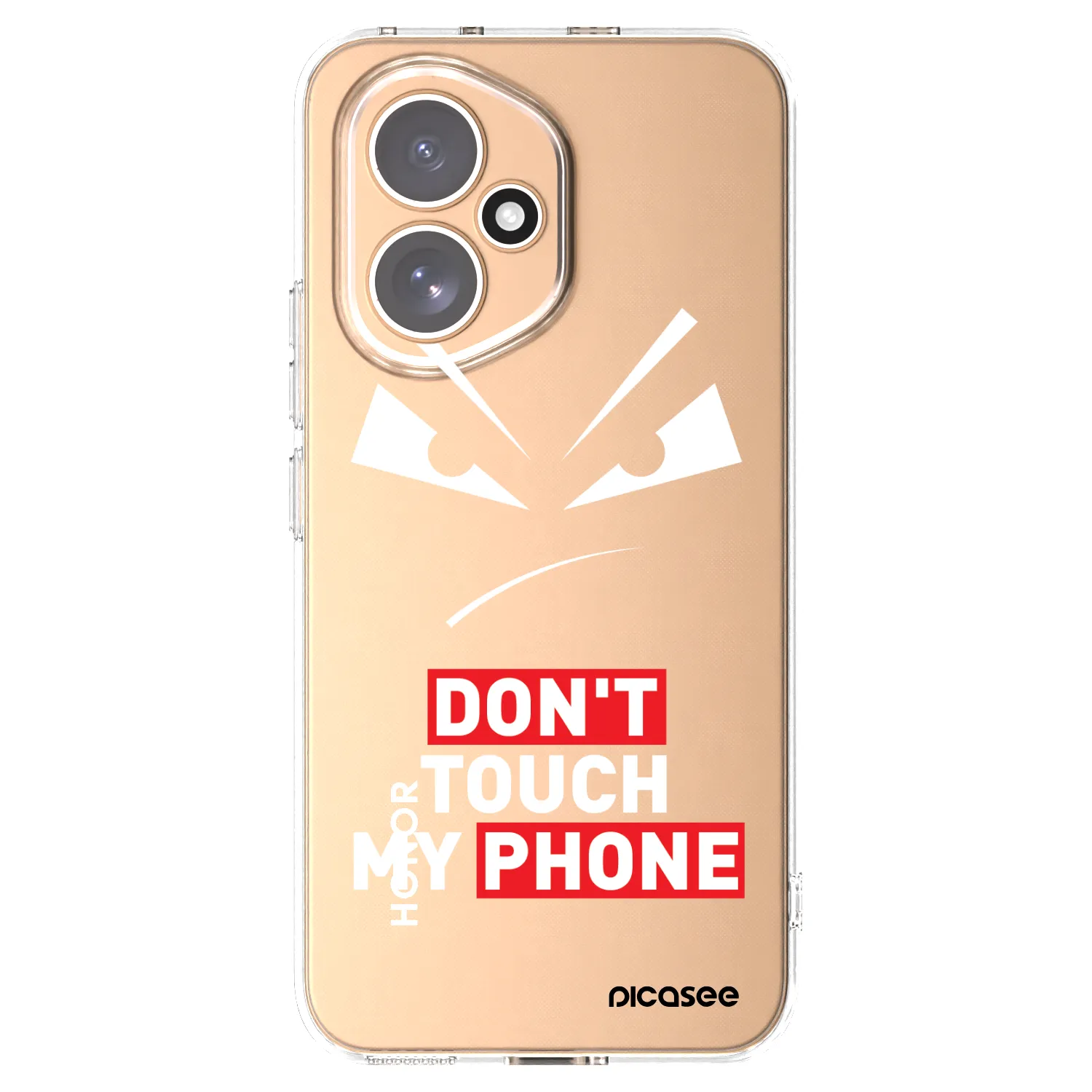 Picasee silikonowe przeźroczyste etui na Honor 400 5G - Evil Eye - Transparent