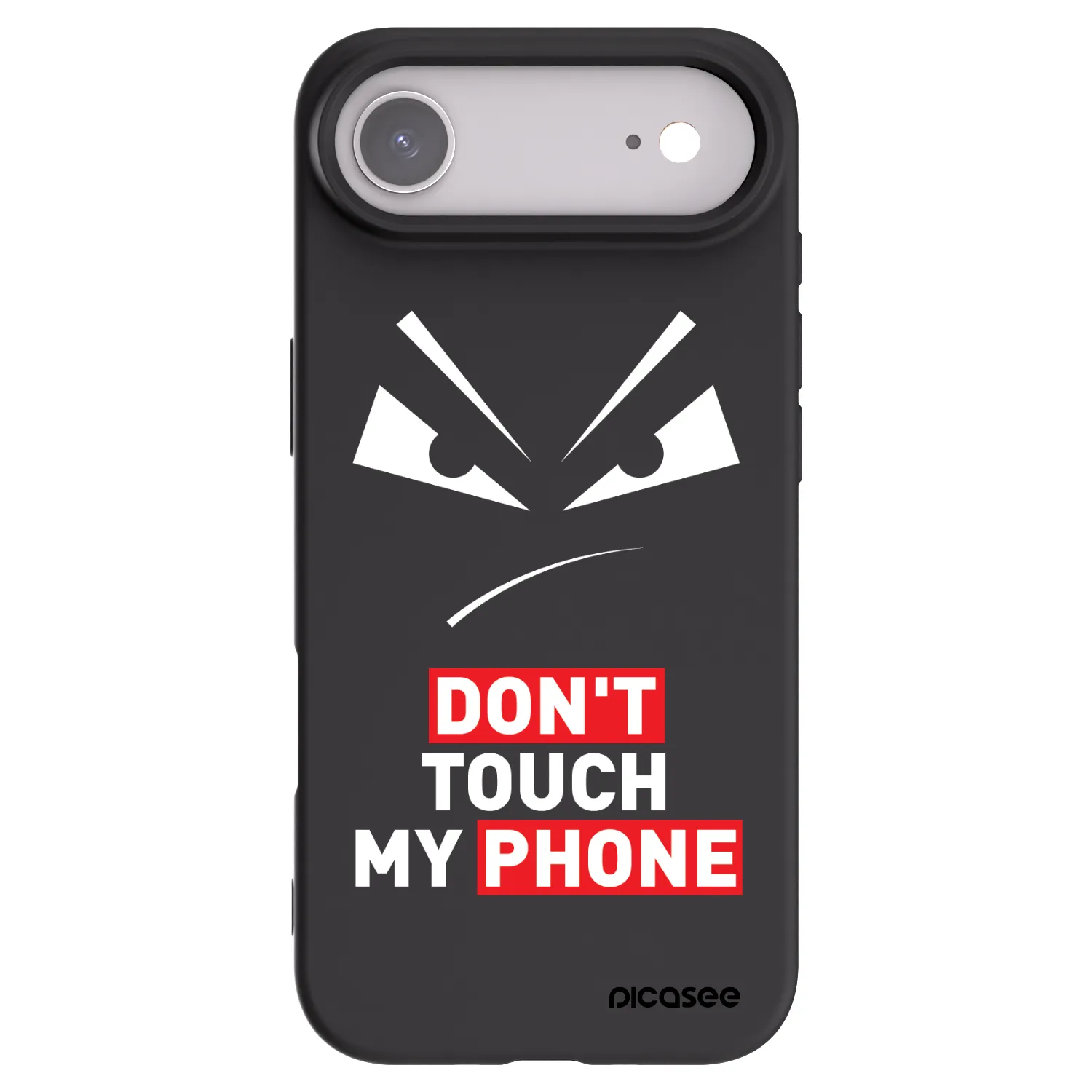 Picasee silikonowe czarne etui na Apple iPhone Air - Evil Eye - Transparent