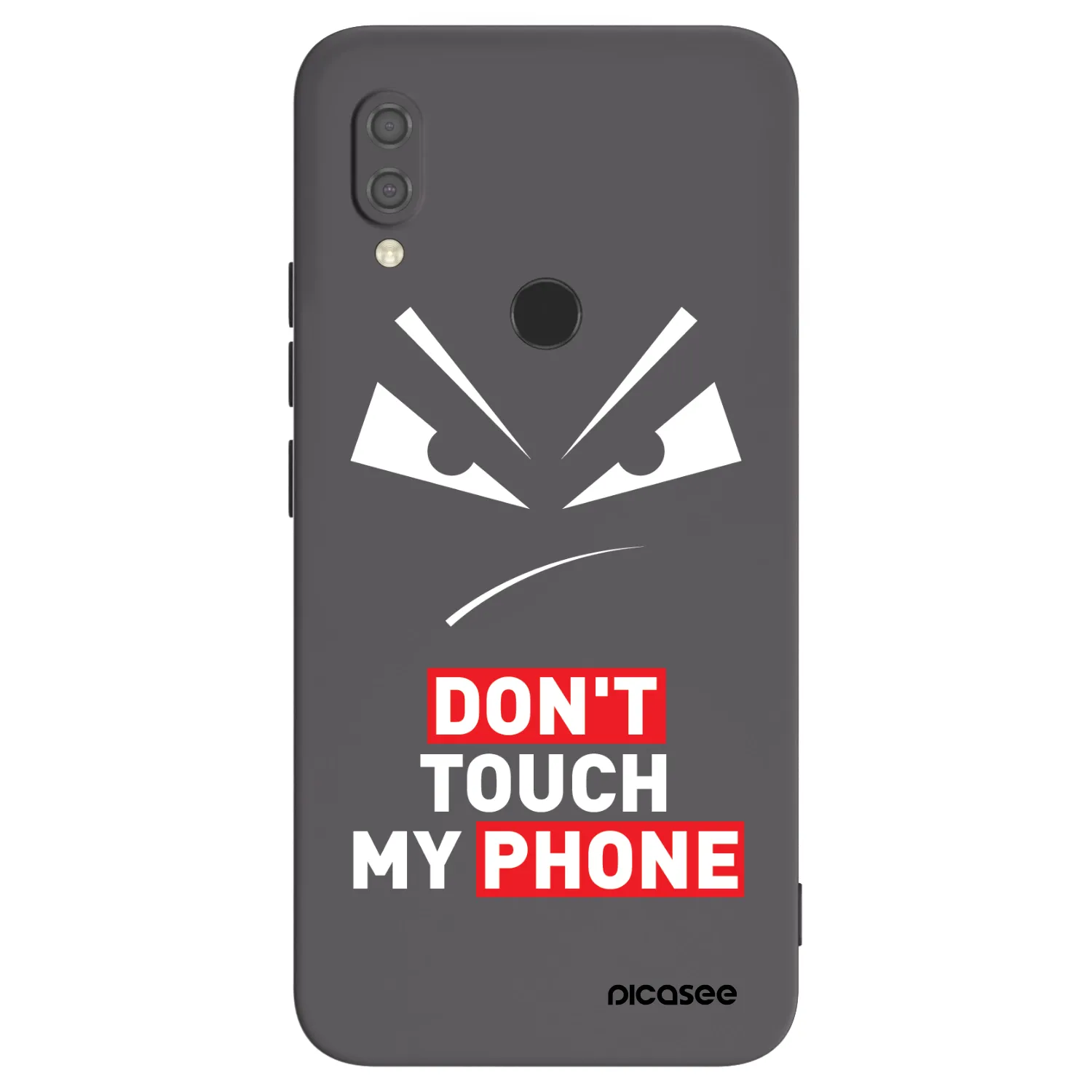 Picasee silikonowe czarne etui na Xiaomi Redmi 7 - Evil Eye - Transparent