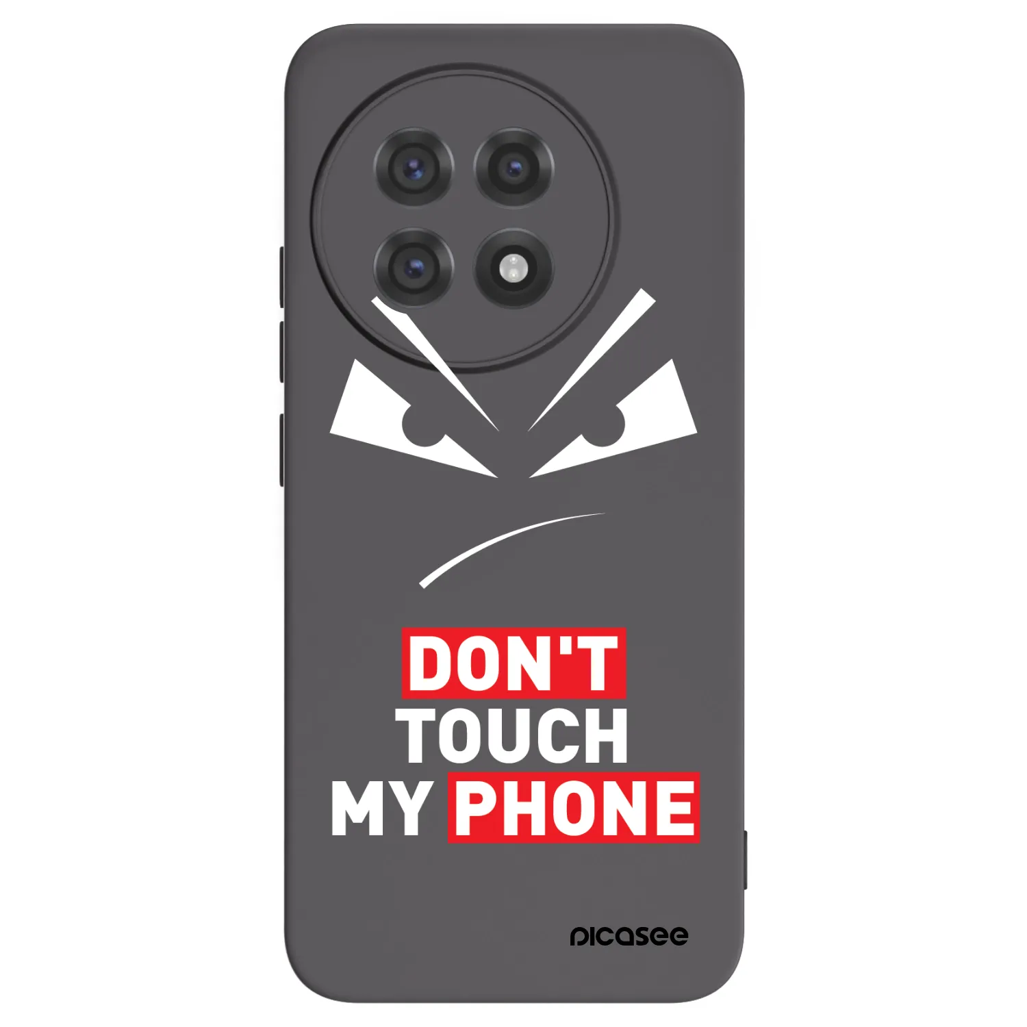 Picasee silikonowe czarne etui na OnePlus 13R 5G - Evil Eye - Transparent