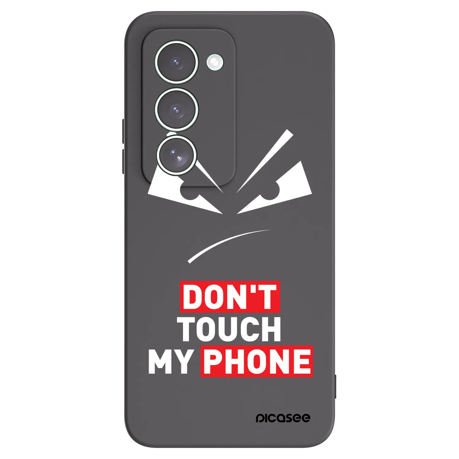 Picasee silikonowe czarne etui na Xiaomi Redmi 15 5G - Evil Eye - Transparent