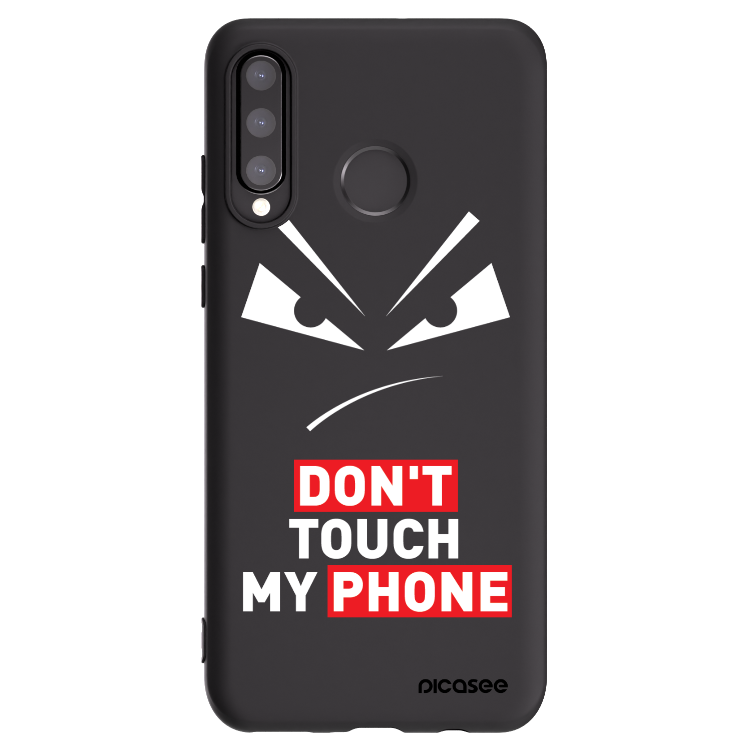 Picasee silikonowe czarne etui na Huawei P30 Lite - Evil Eye - Transparent