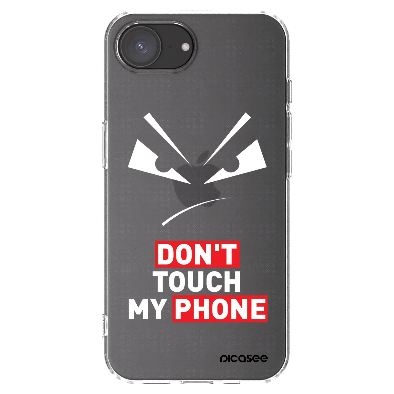 Picasee silikonowe przeźroczyste etui na Apple iPhone 17e - Evil Eye - Transparent